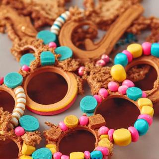 Festival wooden jewelry