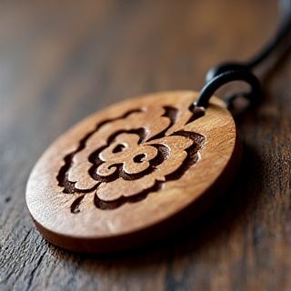 Unique wooden pendants